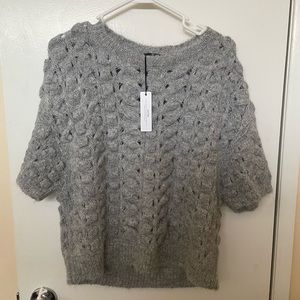 Express short-sleeve sweater